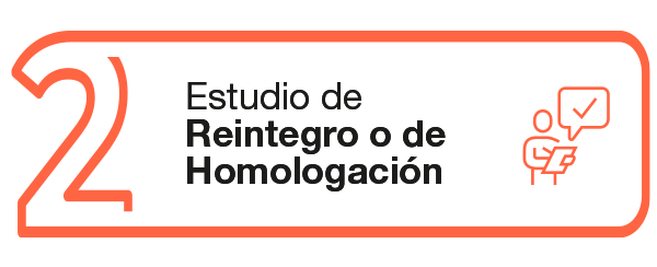reintegro homologación