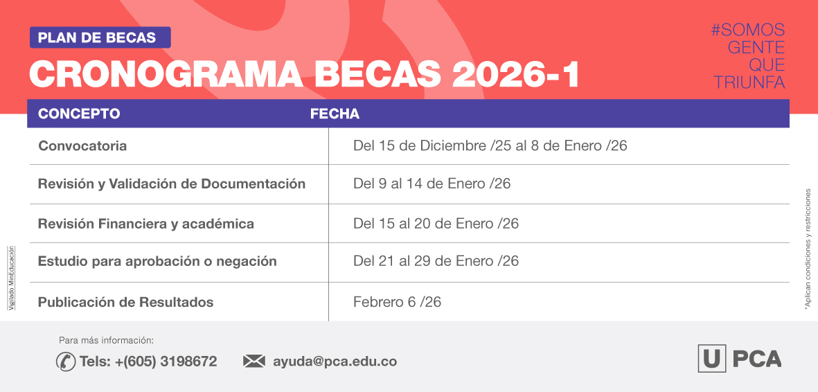 cronograma de becas